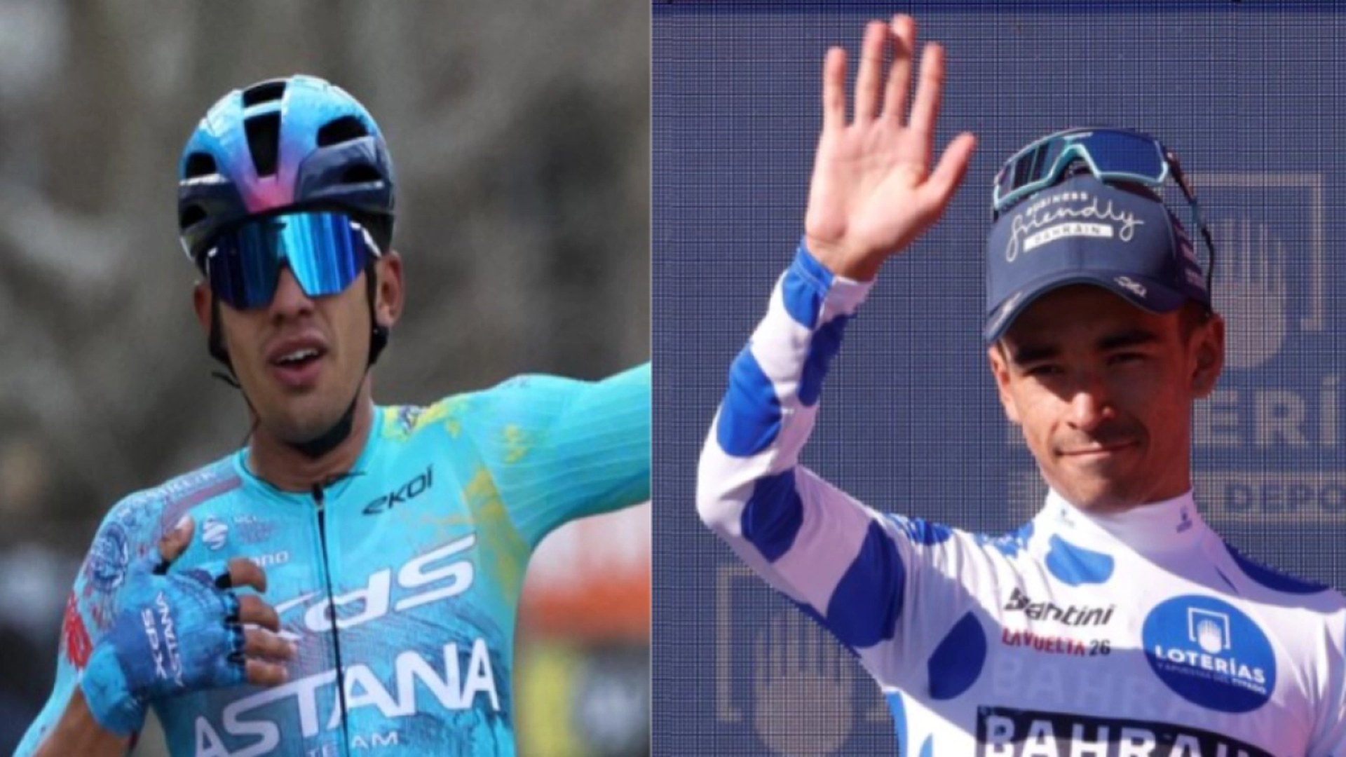 Ciclistas colombianos en competencia durante la Vuelta a España 2026